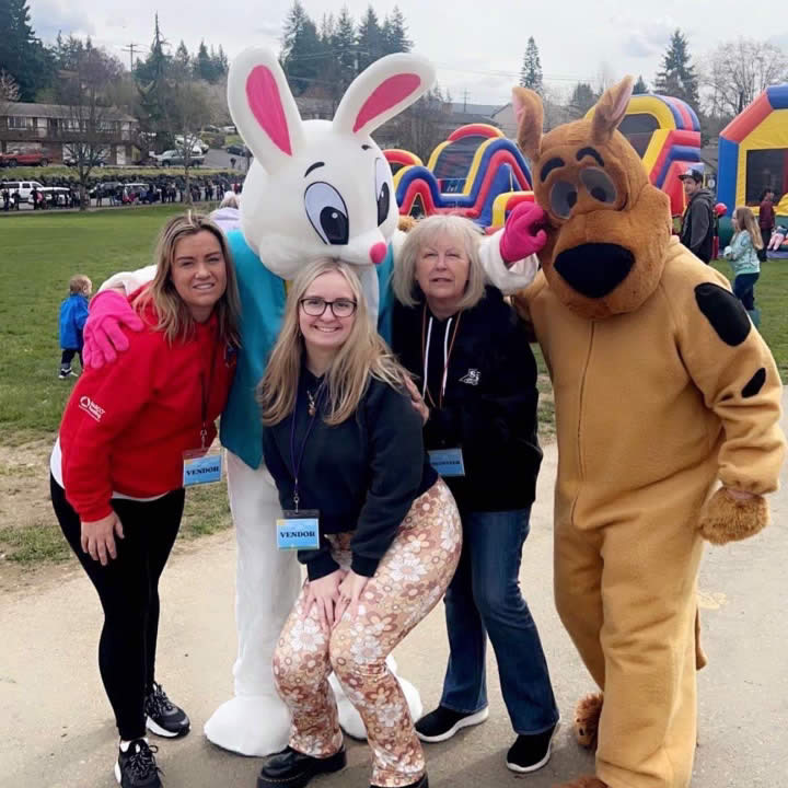 S&S Crew at the Presidents Elementary School Easter Event 